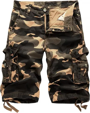 LCMTWX Men Shorts Casual Shorts Multi Pocket Comfortable Lightweight Casual Fashion Sports Shorts Men's Big and Tall Shorts