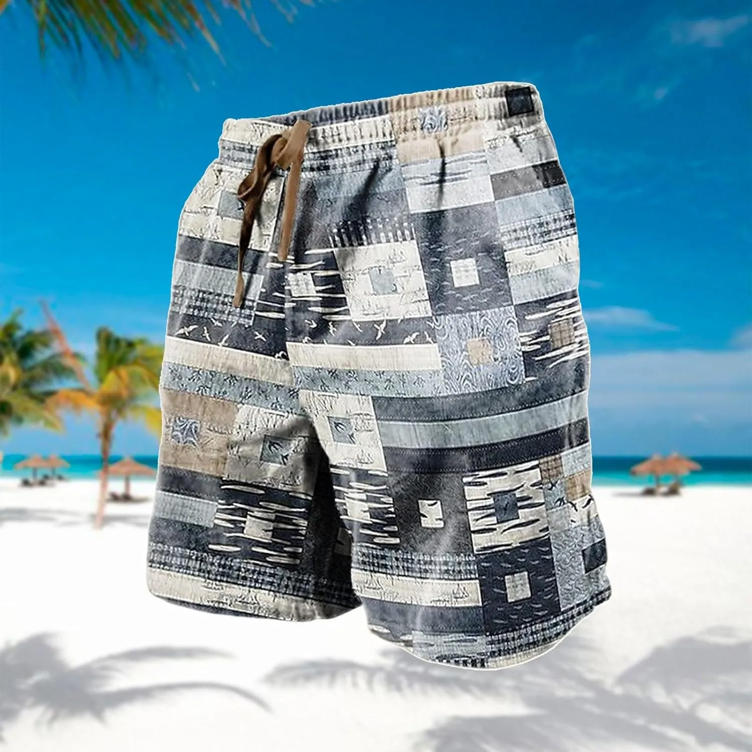 LCMTWX Men's Cargo Shorts Men's Sports Shorts Beach Shorts Casual Cotton Linen Shorts Men Cargo Shorts Men's Jean Men