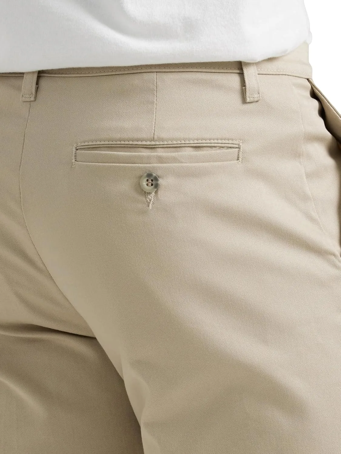 LEE Men's Total Freedom Stretch Relaxed Fit Flat Front Pant