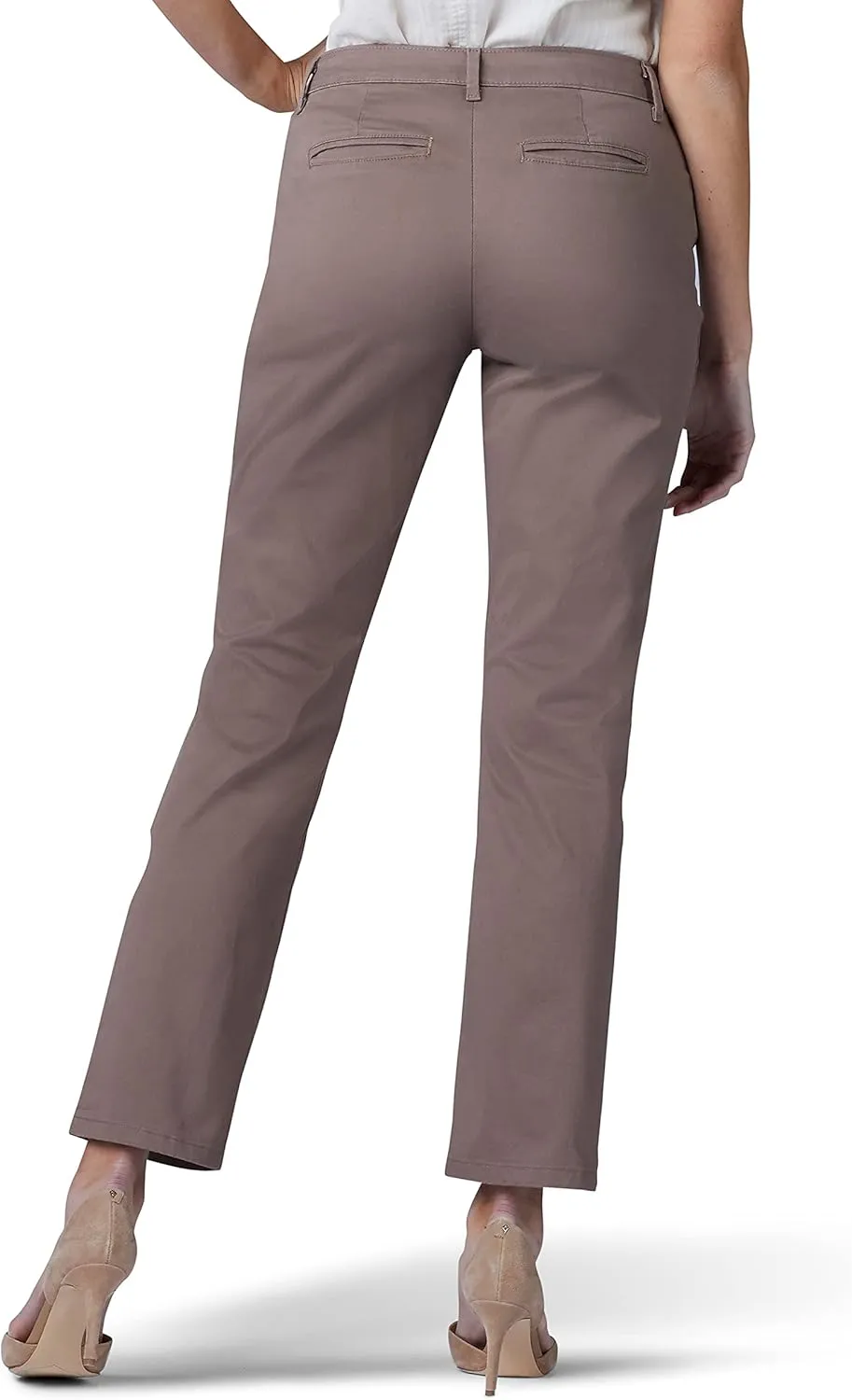 Lee Women's Petite Relaxed Fit All Day Straight Leg Pant
