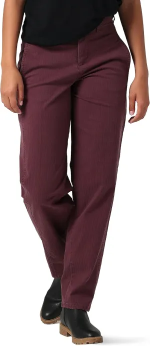 Lee Women's Ultra Lux Mid Rise Relaxed Straight Leg Pant