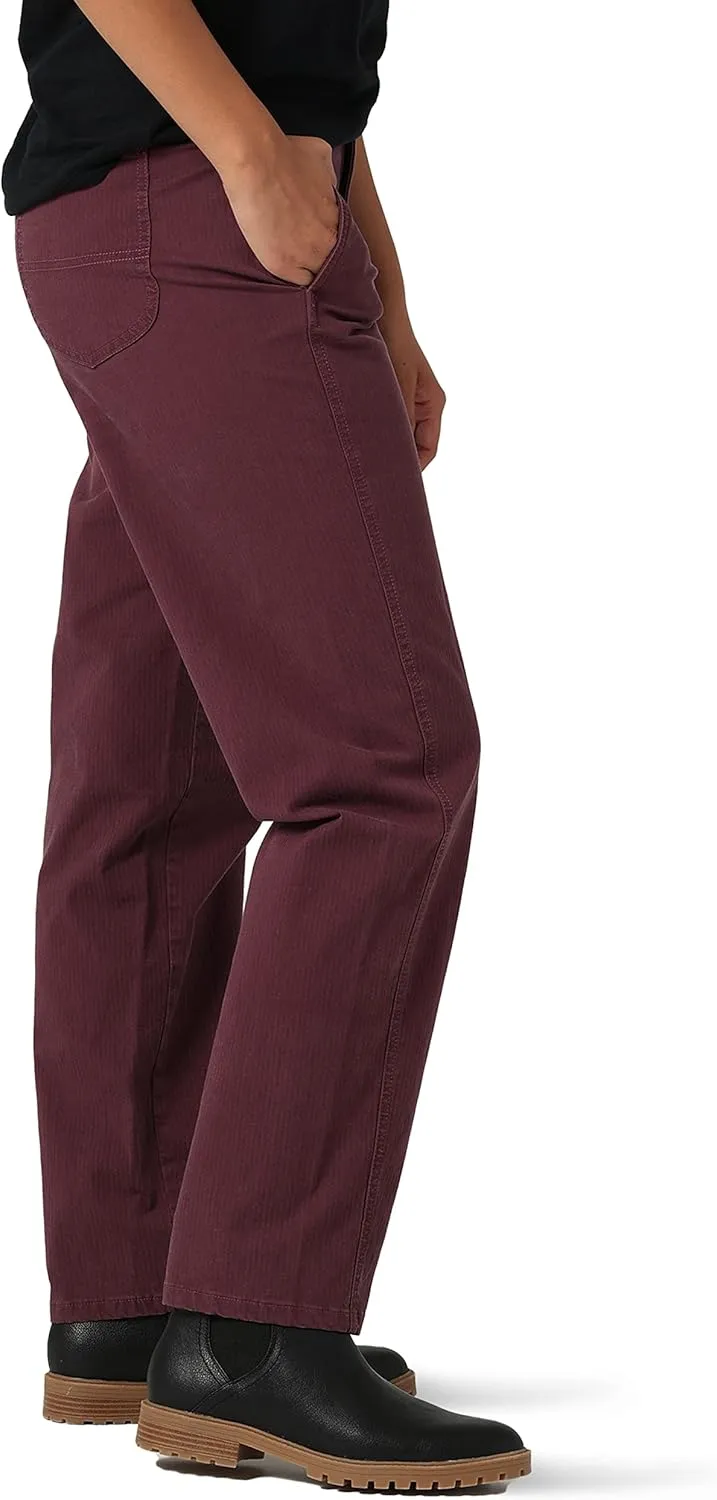 Lee Women's Ultra Lux Mid Rise Relaxed Straight Leg Pant