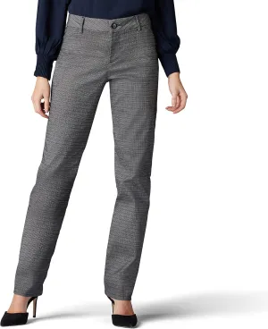 Lee Women's Wrinkle Free Relaxed Fit Straight Leg Pant