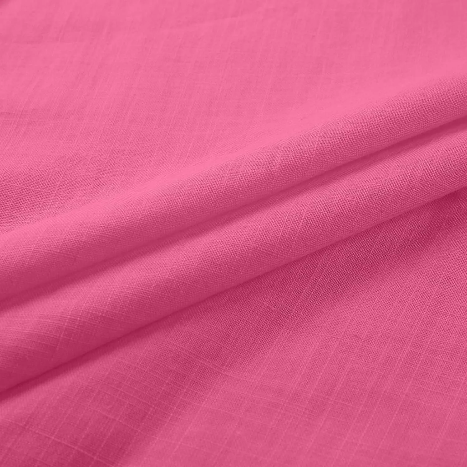 Linen Shirts for Women Solid Color Basic 3/4 Sleeve Tops Summer Casual Round Neck Pullover Blouse Ladies Tunic Tshirt