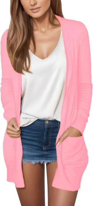 Long Cardigans for Women Trendy Fall Sweaters for Women Fashion Lightweight Cardigan for Women with Pockets