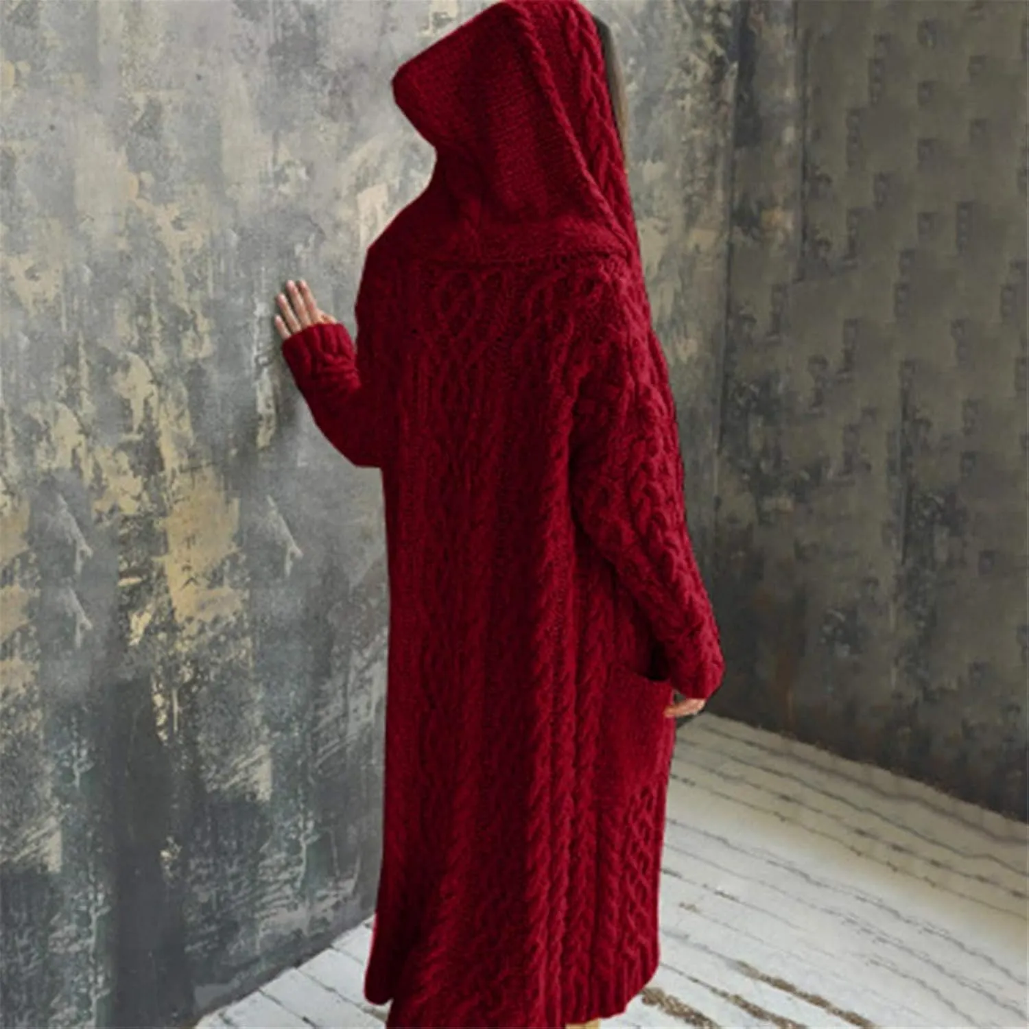 Long Cardigans Sweater for Women Jacket Open Front Knit Oversized Lightweight Sweater