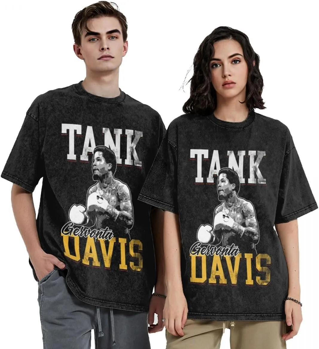 Man's Vintage Oversized Cotton T Shirt Round Neck T Shirts Top