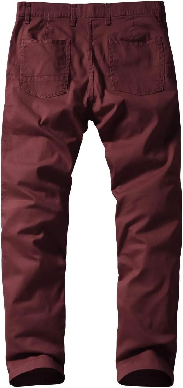 Match Men's Slim Tapered Stretchy Casual Pants #8105