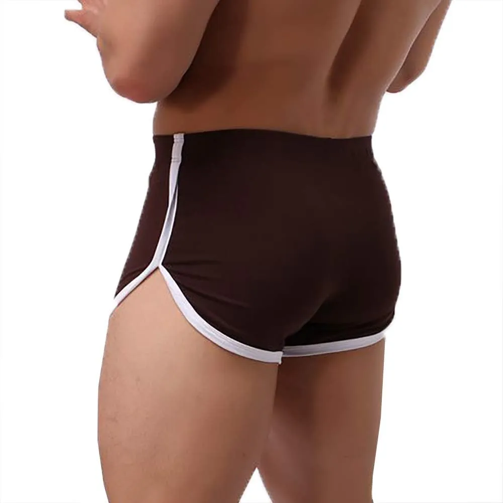 Men Boxer Shorts Cotton Sports Jogging Breathable Underwear Sleep Bottoms Lounge Shorts