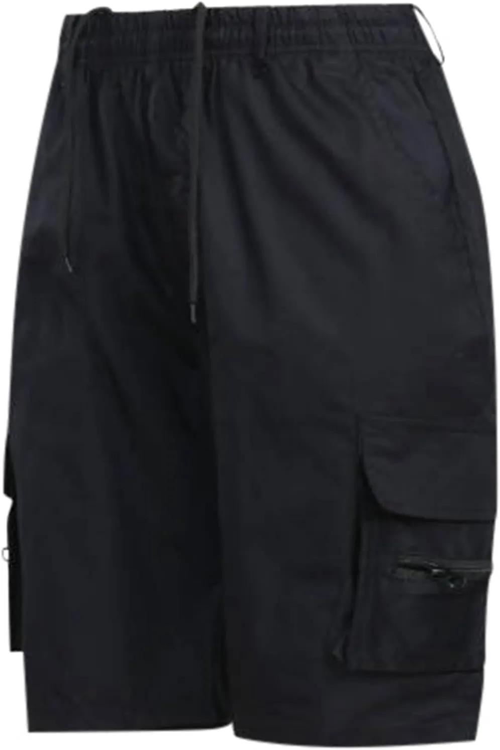 Men Casual Shorts Elastic Waist Drawstring Shorts Stretch Summer Beach Shorts with Pockets