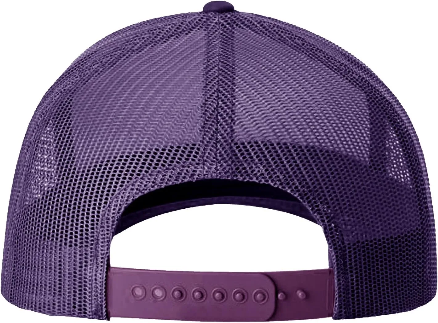 Men Women Plain Cotton Trucker Cap with Breathable Mesh Back, Snapback Baseball Hats