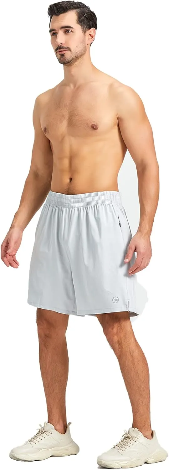 Men's Athletic Running Shorts Quick Dry Workout Shorts Lightweight Sports Gym Basketball Shorts Hiking