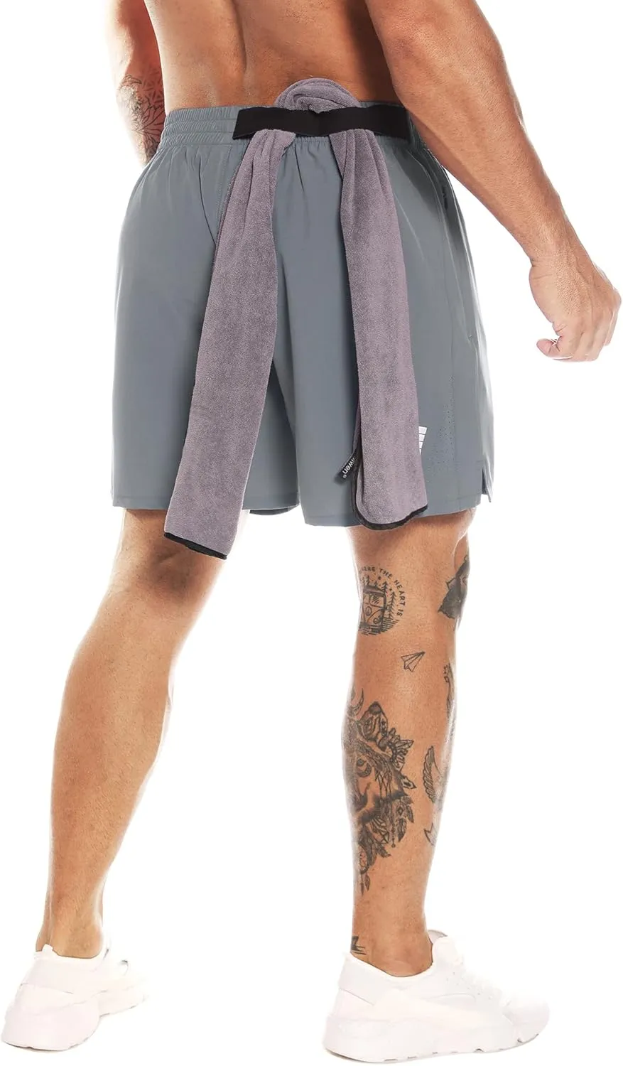 Men's Athletic Running Shorts Quick Dry Workout Shorts Lightweight Sports Gym Basketball Shorts Hiking