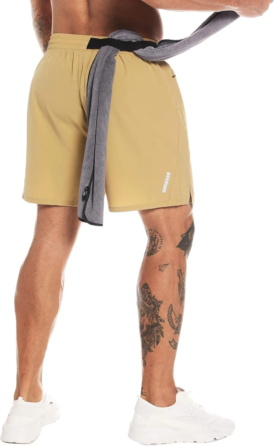 Men's Athletic Running Shorts Quick Dry Workout Shorts Lightweight Sports Gym Basketball Shorts Hiking