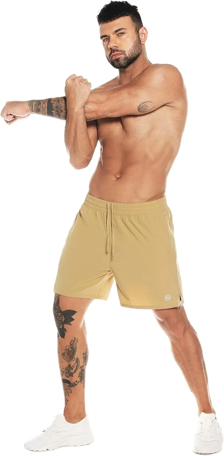 Men's Athletic Running Shorts Quick Dry Workout Shorts Lightweight Sports Gym Basketball Shorts Hiking
