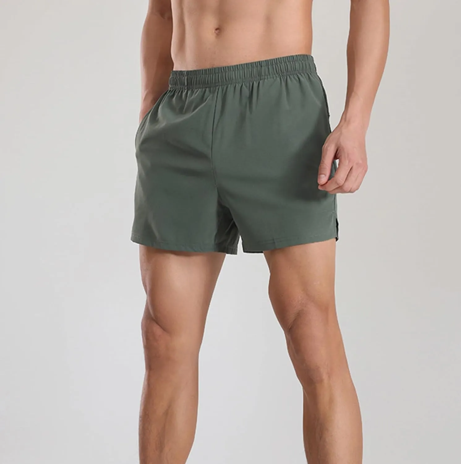Men's Athletic Running Shorts Quick Dry Workout Shorts Lightweight Sports Gym Basketball Shorts Hiking