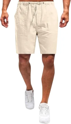 Mens Athletic Shorts Fitness Pockets Bodybuilding Cotton Mens Shorts Men's pants Mens Shorts Exercise Shorts for