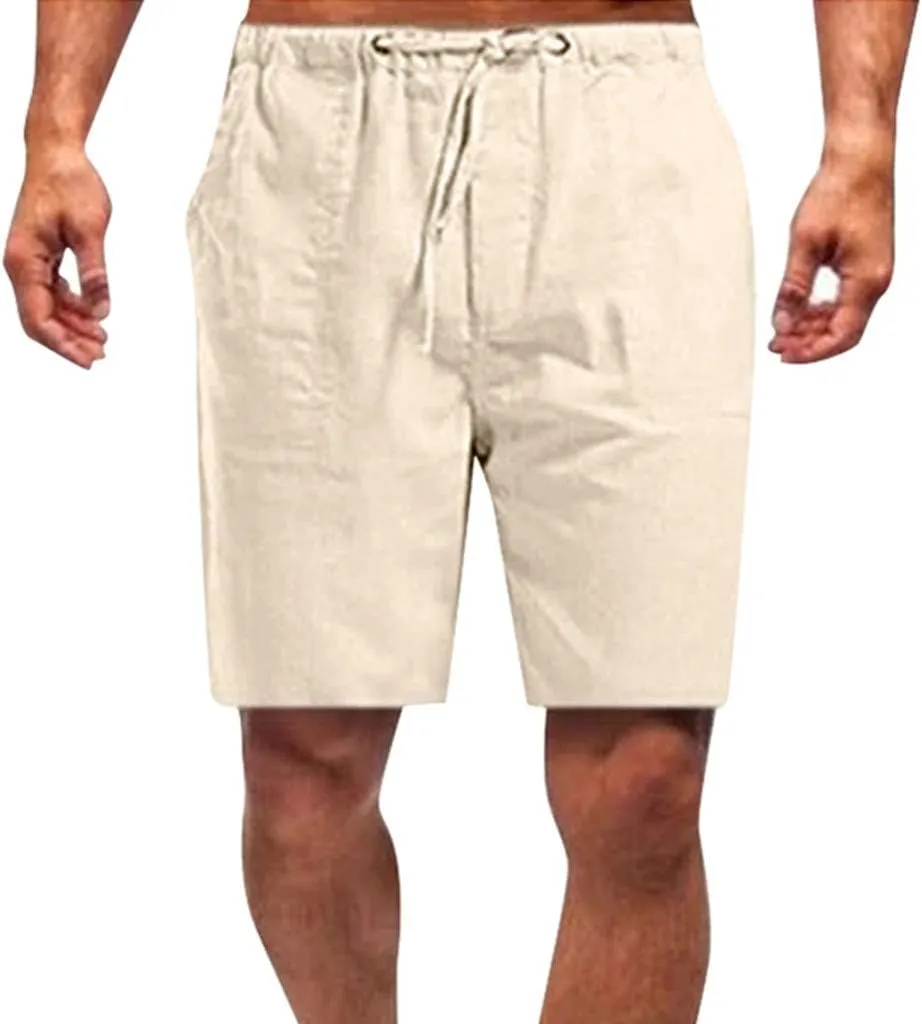 Mens Athletic Shorts Fitness Pockets Bodybuilding Cotton Mens Shorts Men's pants Mens Shorts Exercise Shorts for