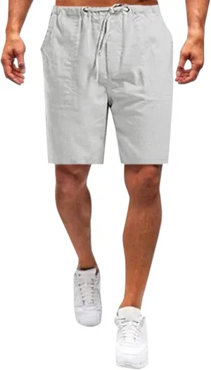 Mens Athletic Shorts Fitness Pockets Bodybuilding Cotton Mens Shorts Men's pants Mens Shorts Exercise Shorts for