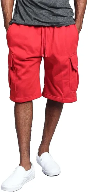 Mens Athletic Shorts Workout Gym Shorts with Multi Pockets Lightweight Hiking Cargo Shorts Casual Summer Jogger Shorts