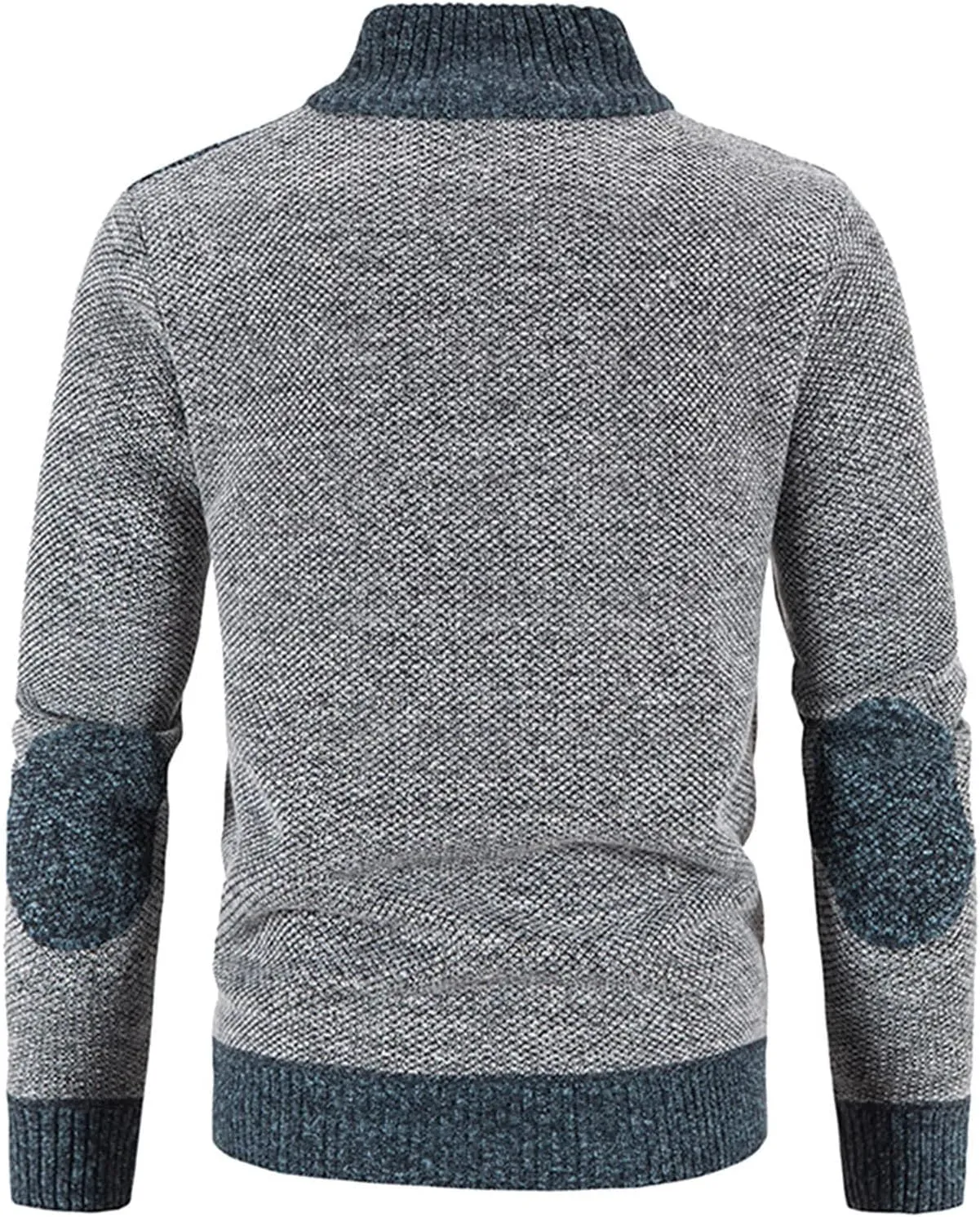 Mens Cardigan, Mens Sweater Cardigan Full Zip Knitted Long Sleeve Sweaters Men Workout Outfits Fleece Warm Jackets