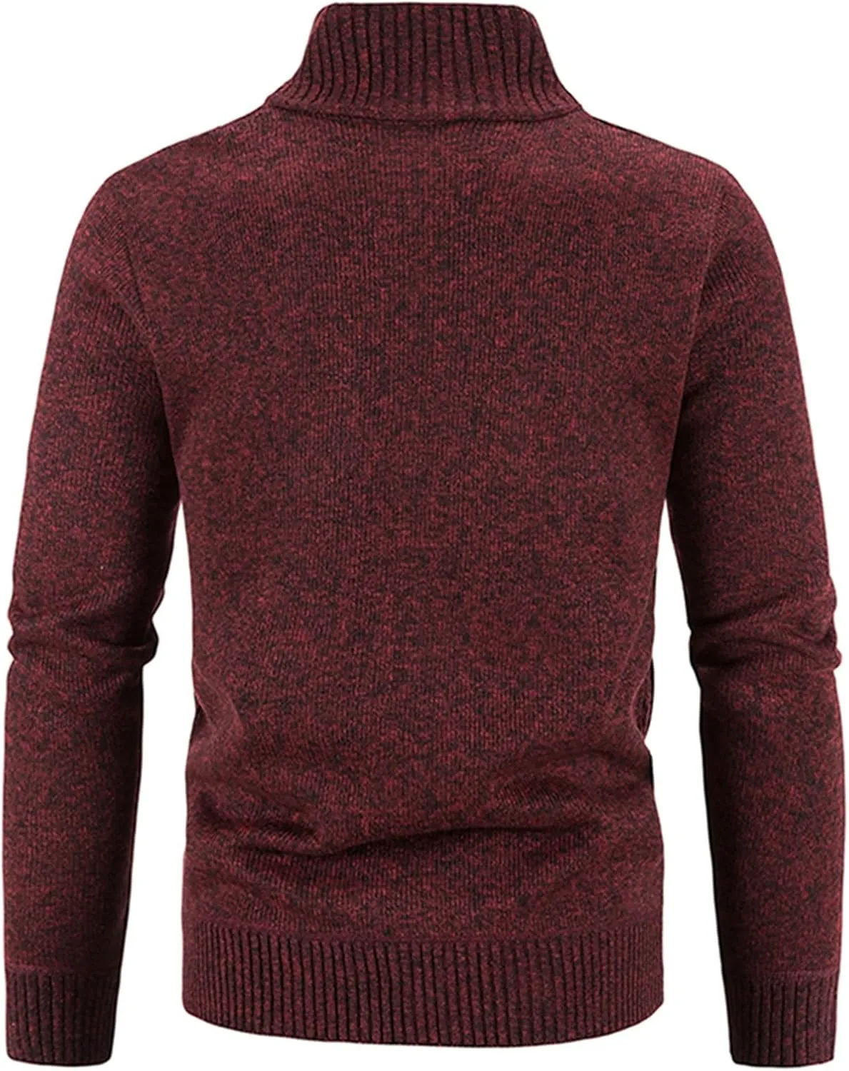 Men's Cardigan Sweaters Button Down Cable Knit Sweater Ribbed Sweater Stand Collar Sweaters Open Front Cardigan