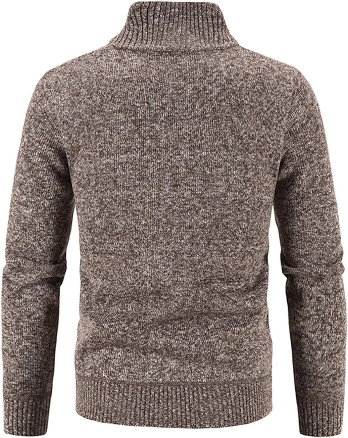 Men's Cardigan Sweaters Button Down Cable Knit Sweater Ribbed Sweater Stand Collar Sweaters Open Front Cardigan