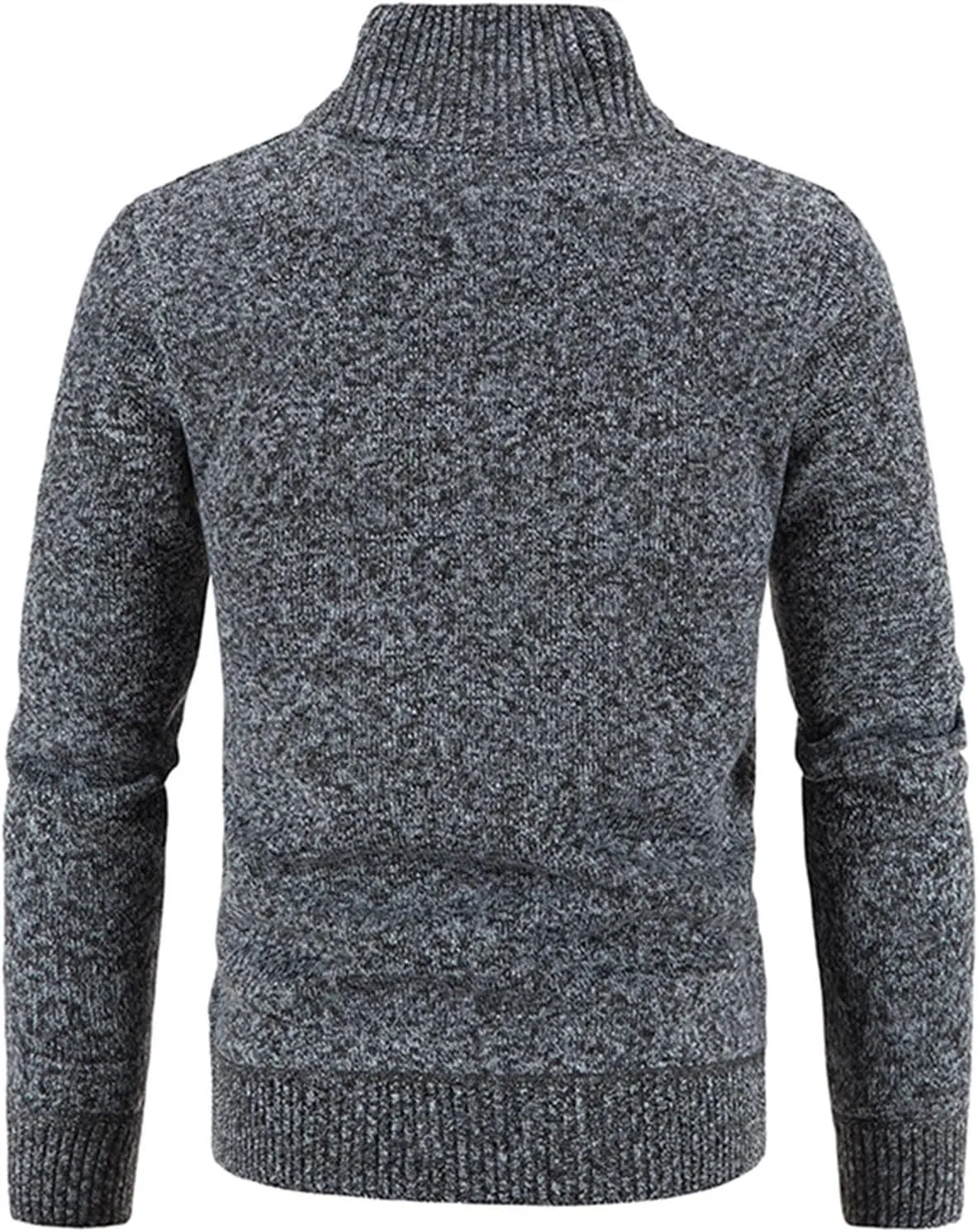 Men's Cardigan Sweaters Button Down Cable Knit Sweater Ribbed Sweater Stand Collar Sweaters Open Front Cardigan