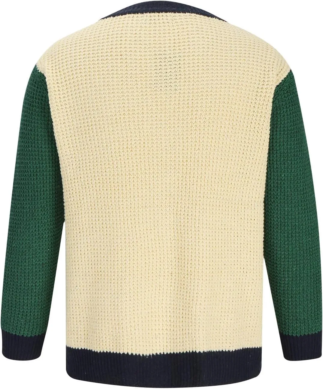Men's Cardigan Sweaters Cable Knit Sweater Button Down Cardigan Color Block Sweater Open Front Cardigan Fashion Jackets