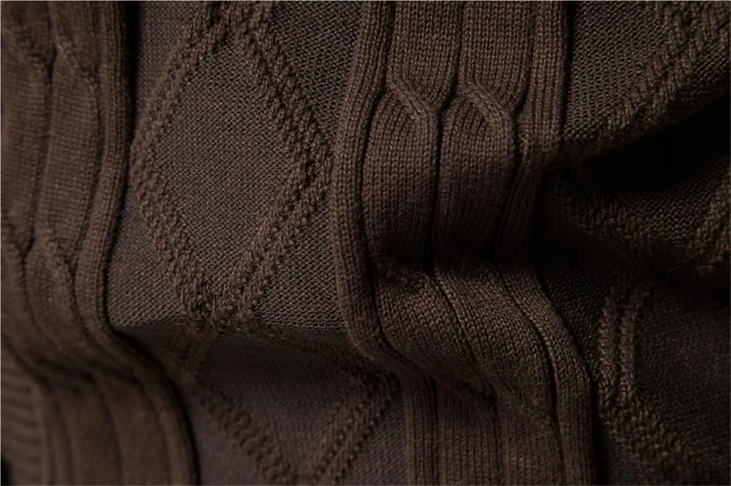 Men's Cardigan Sweaters V-Neck Button Down Sweaters Long Sleeve Cable Knited Coat Thicken Warm Fashion Coat Tops