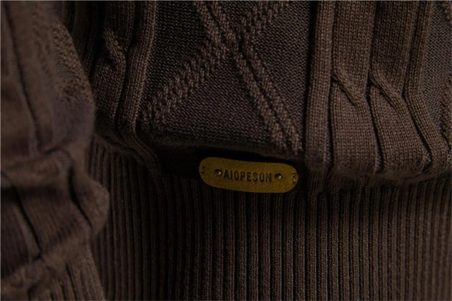 Men's Cardigan Sweaters V-Neck Button Down Sweaters Long Sleeve Cable Knited Coat Thicken Warm Fashion Coat Tops