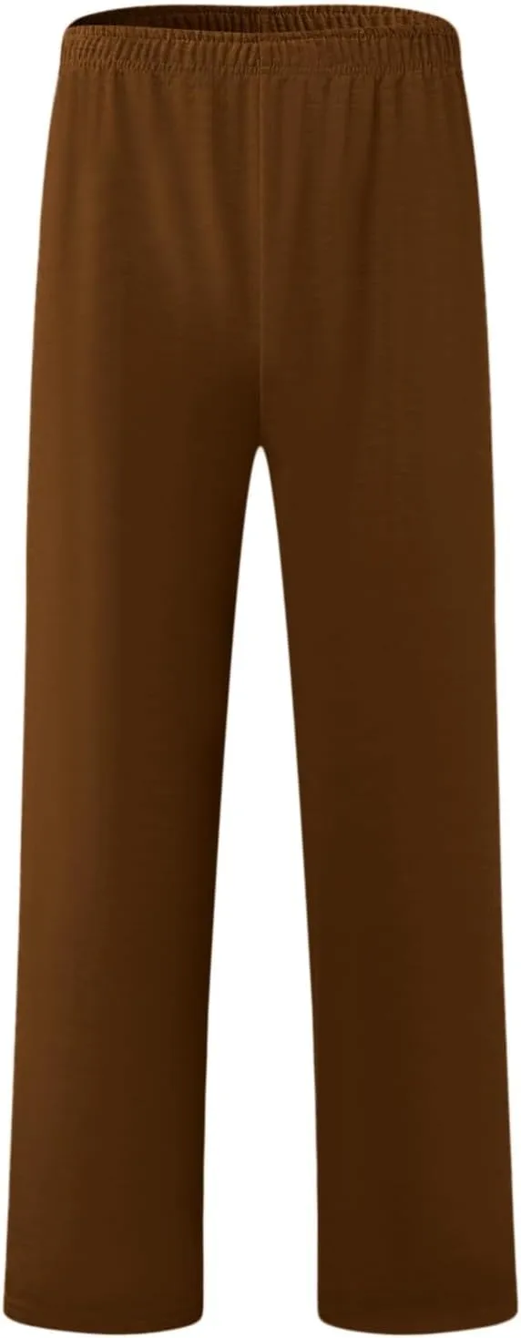 Mens Casual Jogger Pants Relaxed Fit Cargo Pants Drawstring Sweatpants Hiking Outdoor Twill Sport Pants