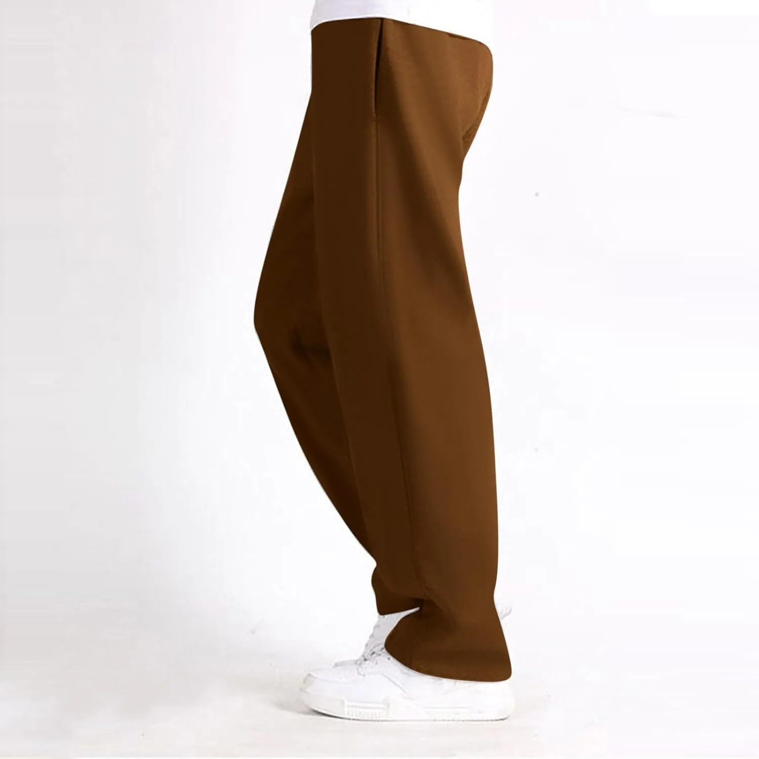 Mens Casual Jogger Pants Relaxed Fit Cargo Pants Drawstring Sweatpants Hiking Outdoor Twill Sport Pants