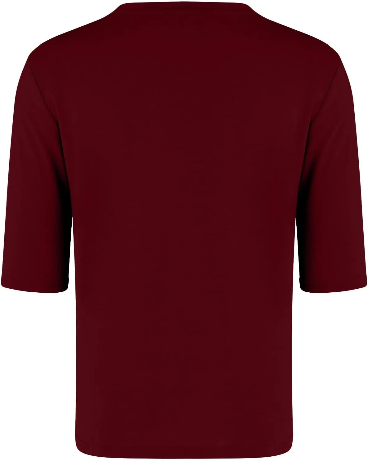 Men's Casual T-Shirts 3/4 Sleeve Crew Neck Athletic Gym Tees Stretch Slim Solid Baggy Sport Fitness Workout Shirts