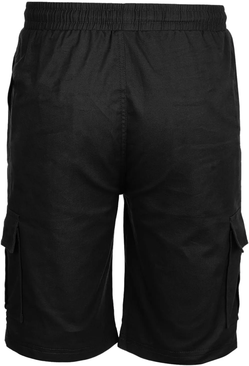Mens Casual Twill Cargo Shorts Cotton Drawstring Classic Cargo Stretch Short with 6 Pockets Drawstring Shorts Cargo Shorts