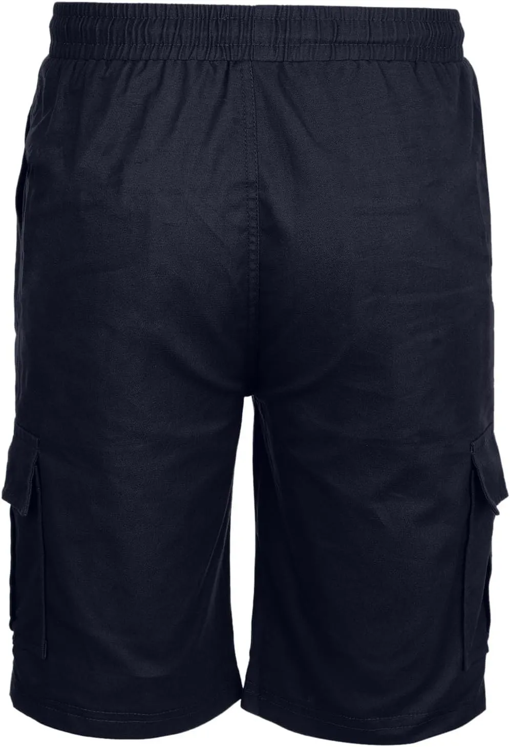 Mens Casual Twill Cargo Shorts Cotton Drawstring Classic Cargo Stretch Short with 6 Pockets Drawstring Shorts Cargo Shorts