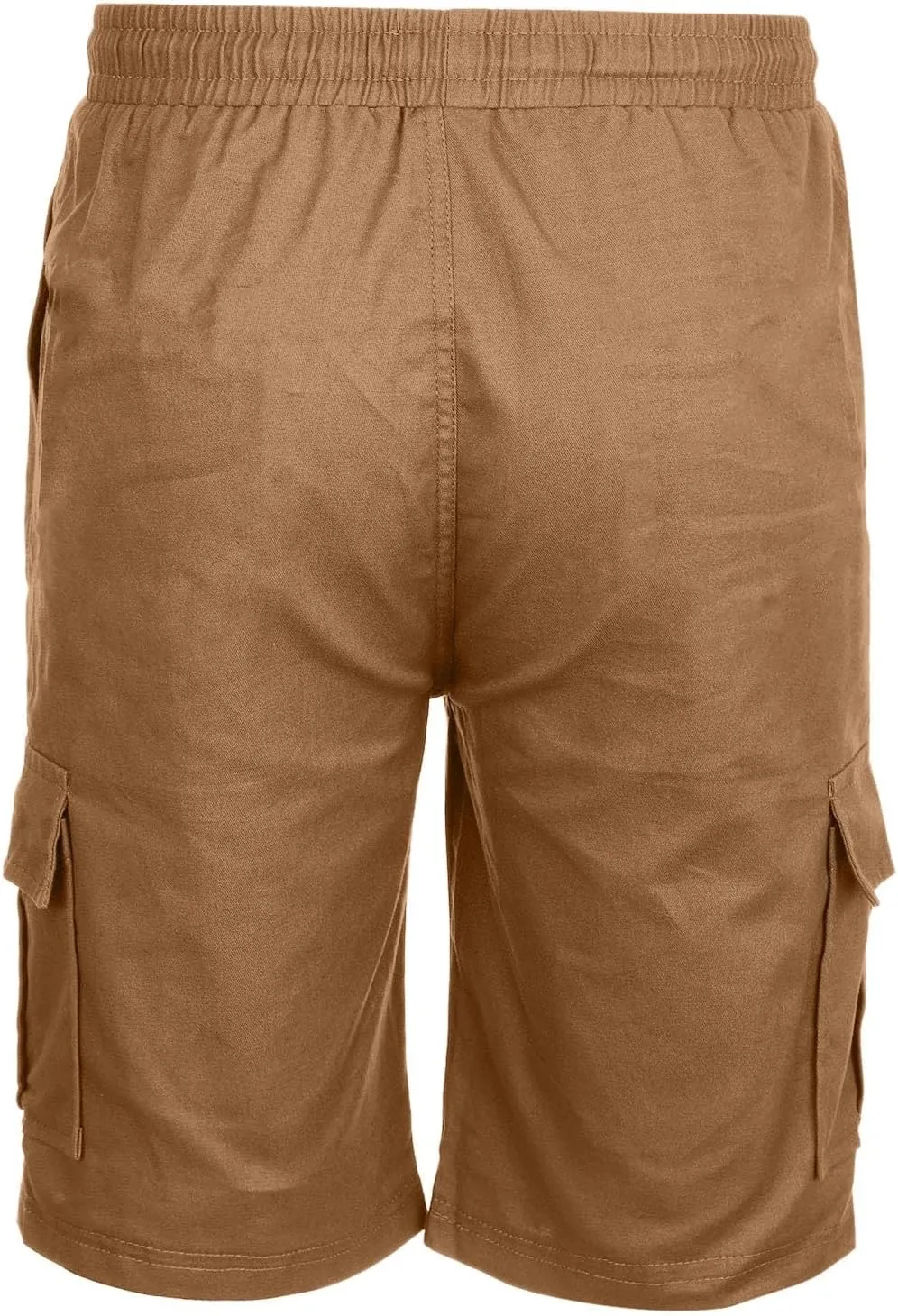 Mens Casual Twill Cargo Shorts Cotton Drawstring Classic Cargo Stretch Short with 6 Pockets Drawstring Shorts Cargo Shorts