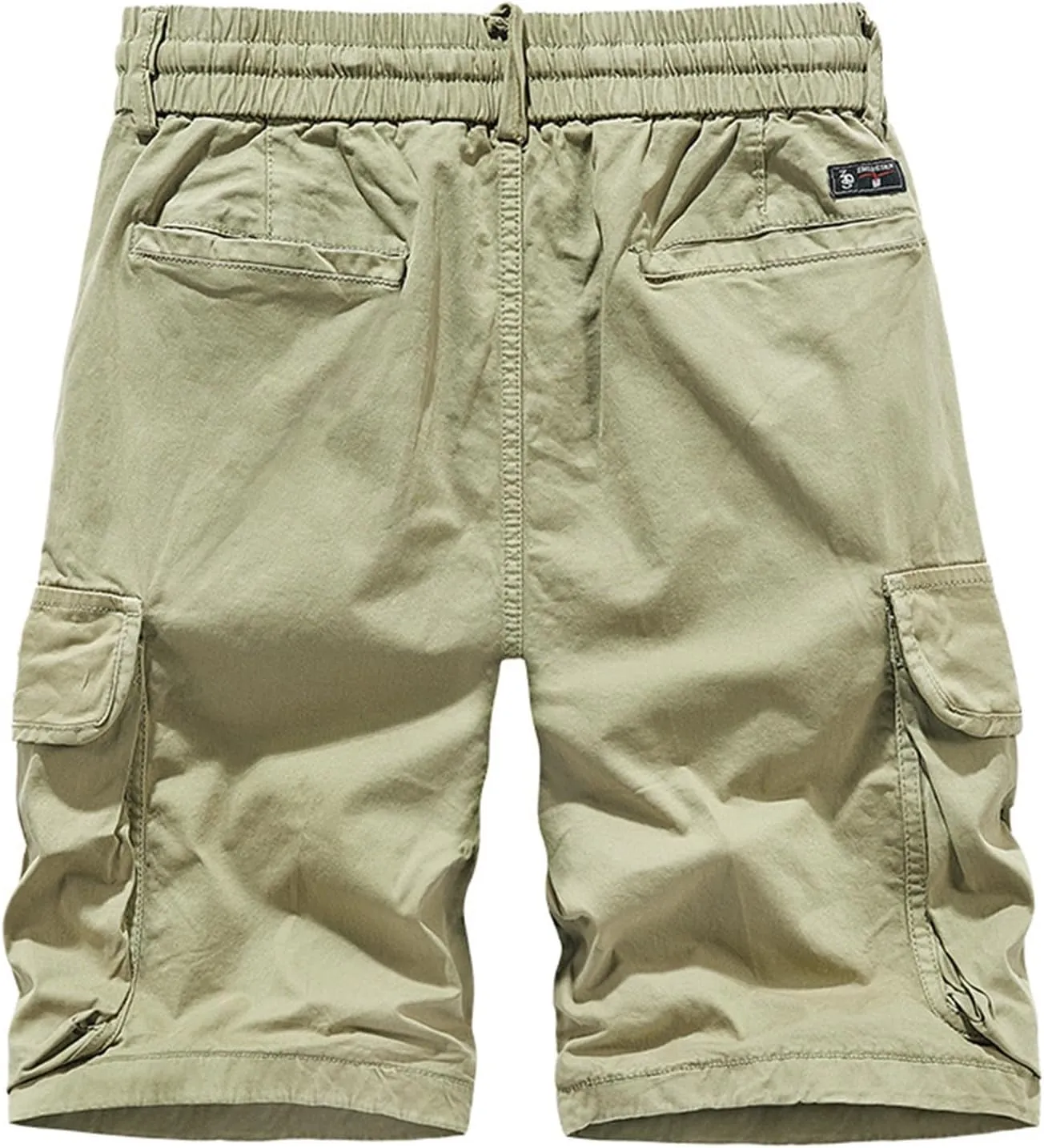 Men's Cotton Twill Cargo Shorts Outdoor Wear Lightweight Camo Cargo Shorts for Men Cargo Shorts Elastic Waist Cargo Trousers