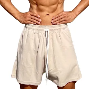 Men's Gym Shorts Sports Quick Dry Workout Running or Casual Training Short with Pockets Waffler Workout Beach Shorts Sports
