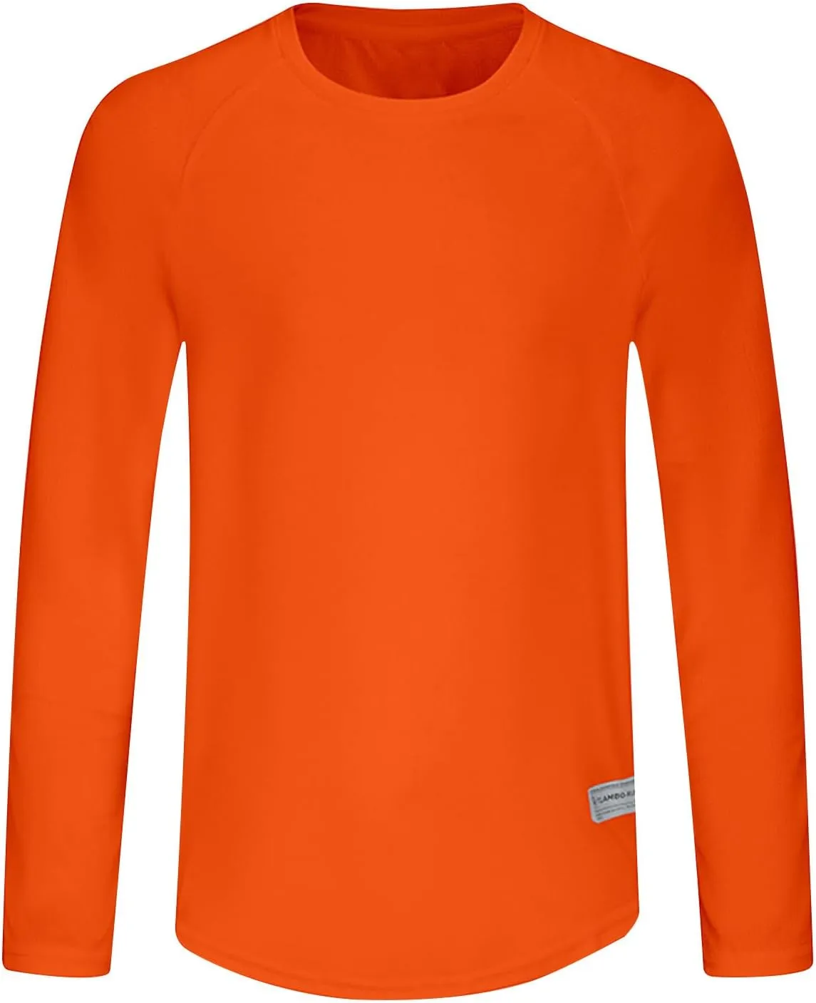 Mens Long Sleeve Tee Shirt Workout Running Shirts Athletic Gym UPF SPF UV Sun Protection Quick Dry Lightweight Shirts