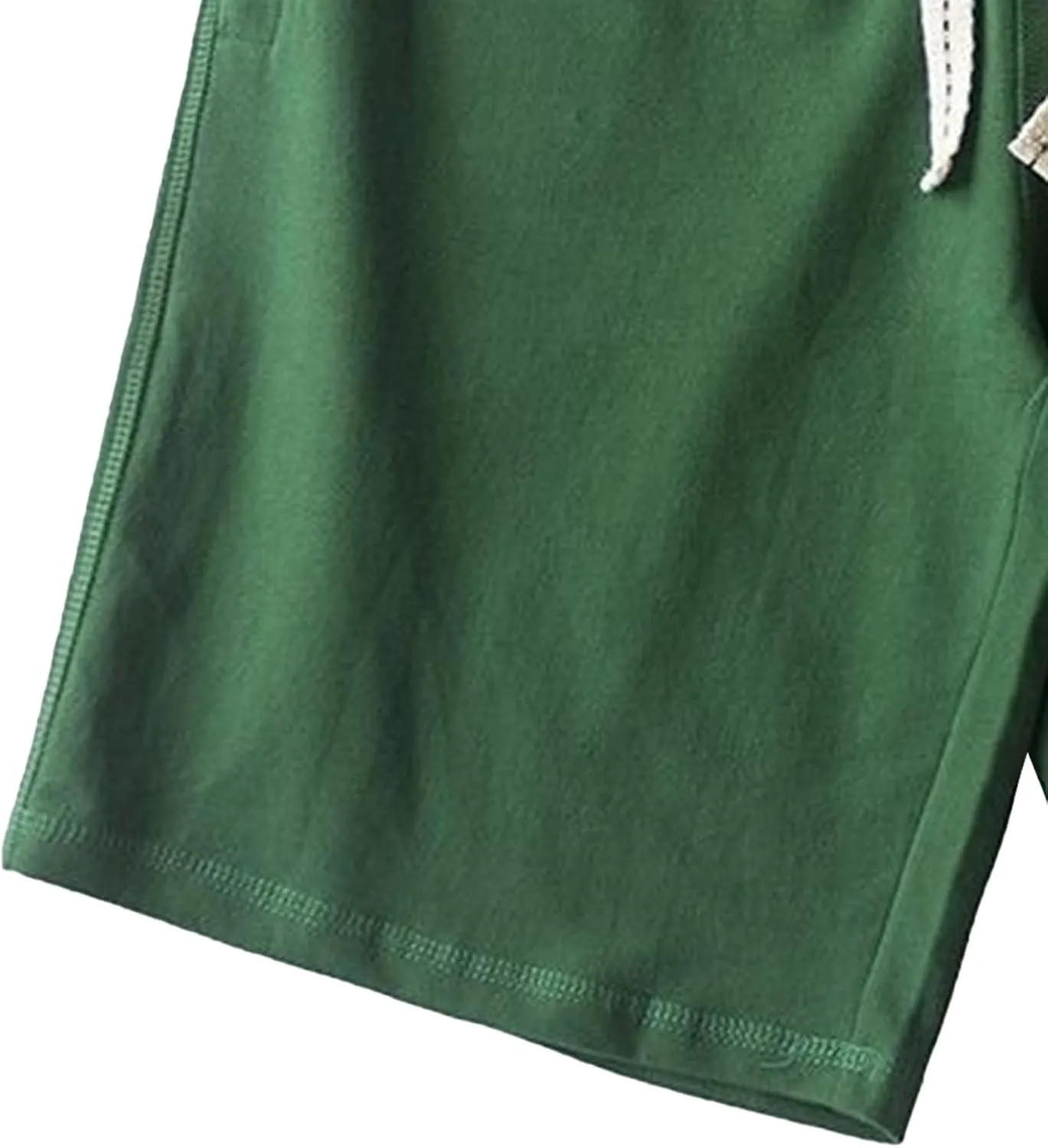 Mens Lounge Shorts Sports Cotton Sweat Drawstring Shorts with Pockets