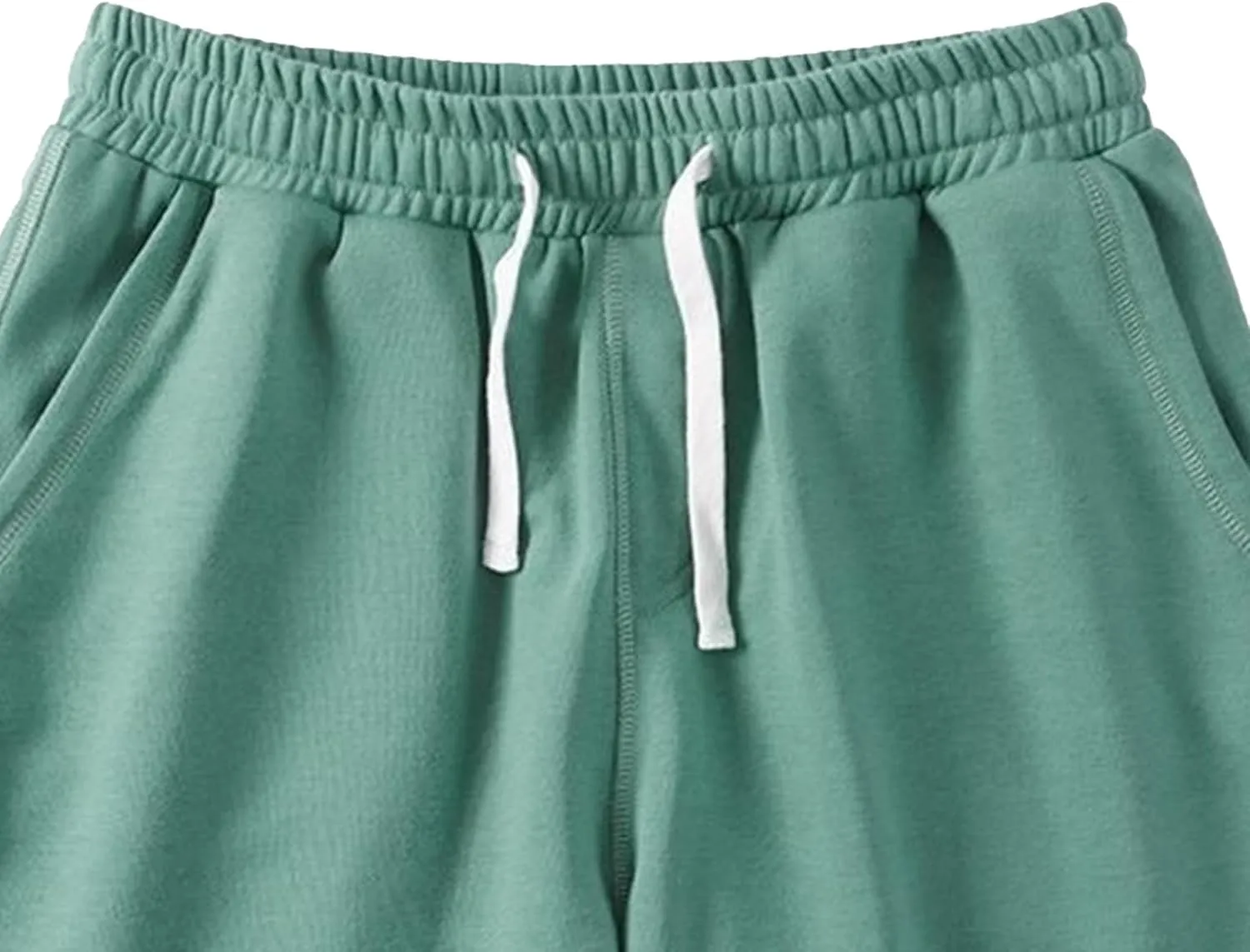 Mens Lounge Shorts Sports Cotton Sweat Drawstring Shorts with Pockets