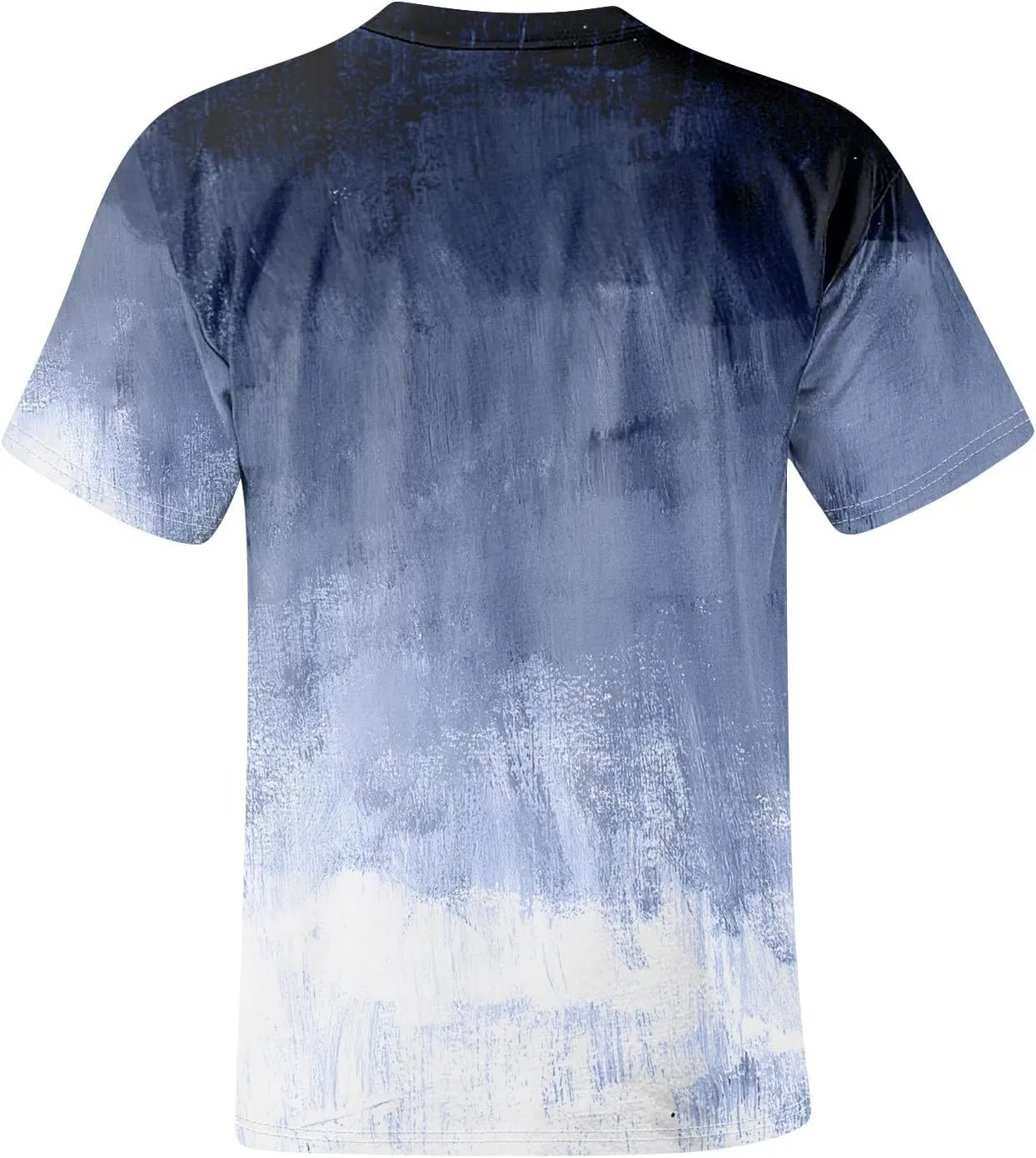 Mens Oversized Tie Dye T-Shirt Summer Casual Stylish Gradient Tee Shirts Short Sleeve Crew Neck Loose Fit Tops