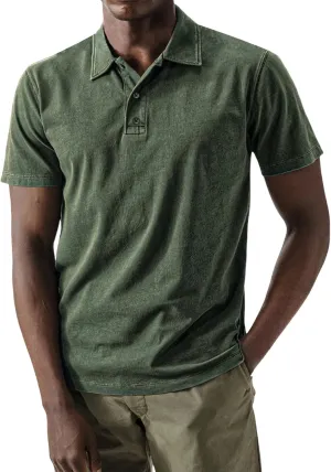 Men's Polo Shirts Short Sleeve Moisture Wicking Polo T-Shirts Performance Athletic Quick Dry Collared UPF 50  T Shirt