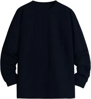 Mens Pullover Sweaters Long Sleeve Male Autumn and Winter Soild Color Sweater Long Sleeve Sweater