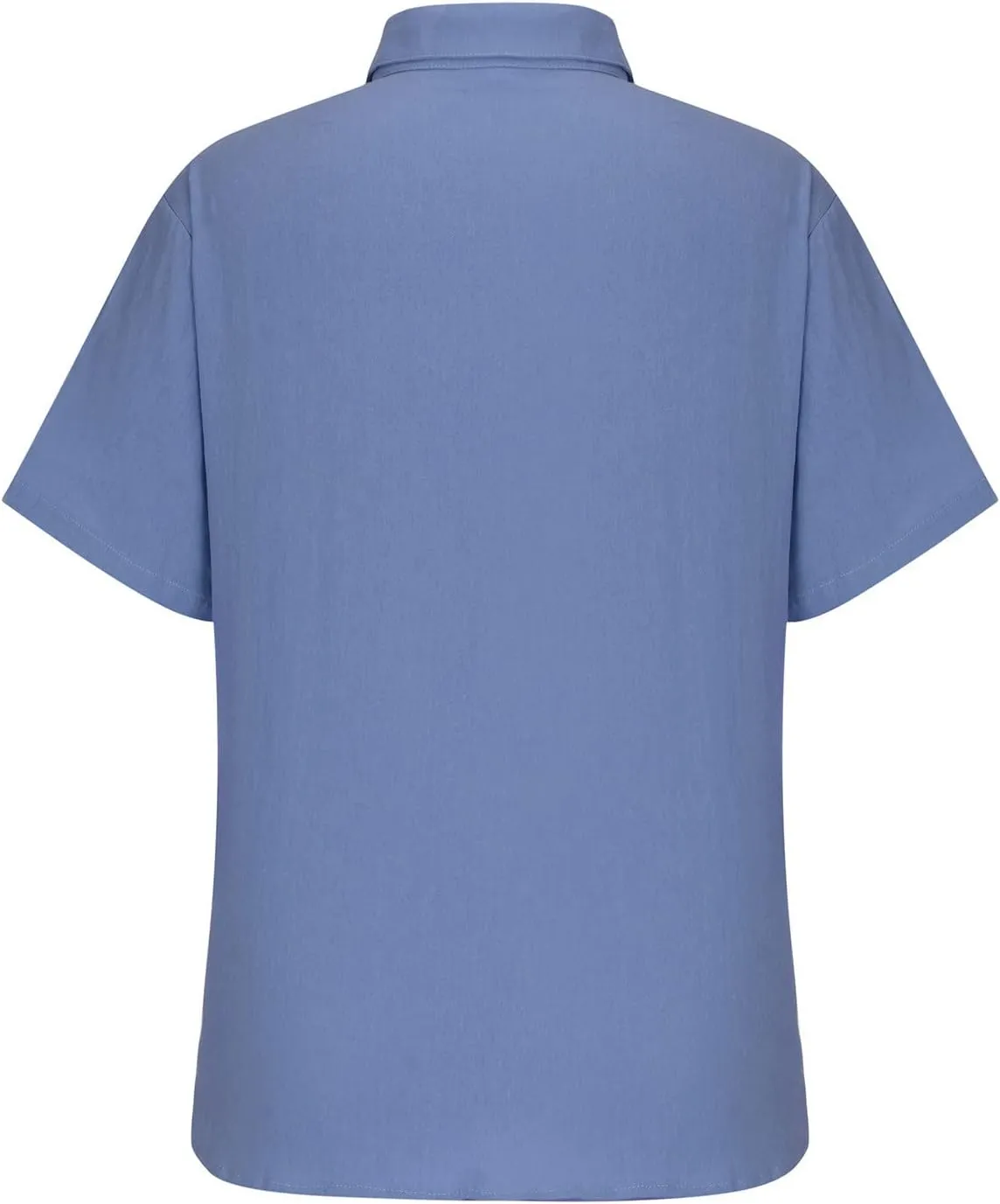Mens Shirts Casual Stylish Summer Button Up Short Sleeve Cotton Linen Shirt Regular-Fit Solid Vacation Beach Tee Top
