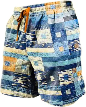 Mens Shorts Casual Work Shorts Fashion Slim Five Minute Pants Beach Shorts Men's Cotton Blend Shorts Men Shorts Le