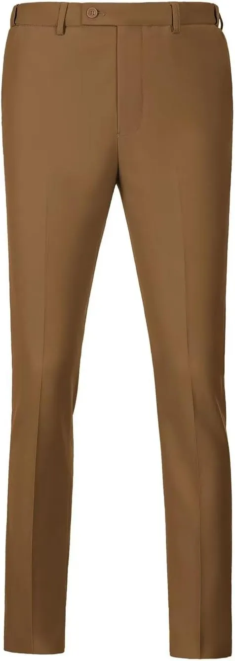 Men's Slim Fit Dress Pants Stretch Casual Pants Mens Work Slacks