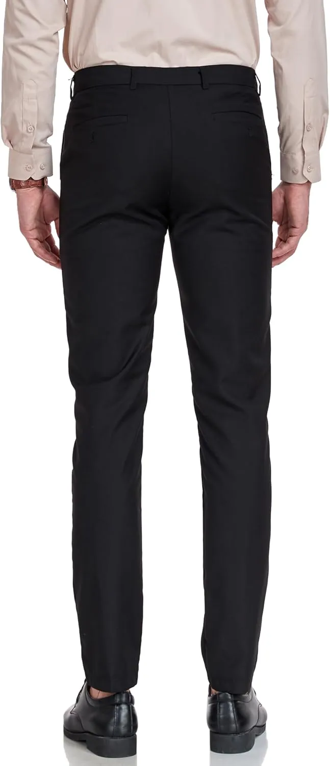 Men's Slim Fit Dress Pants Stretch Casual Pants Mens Work Slacks