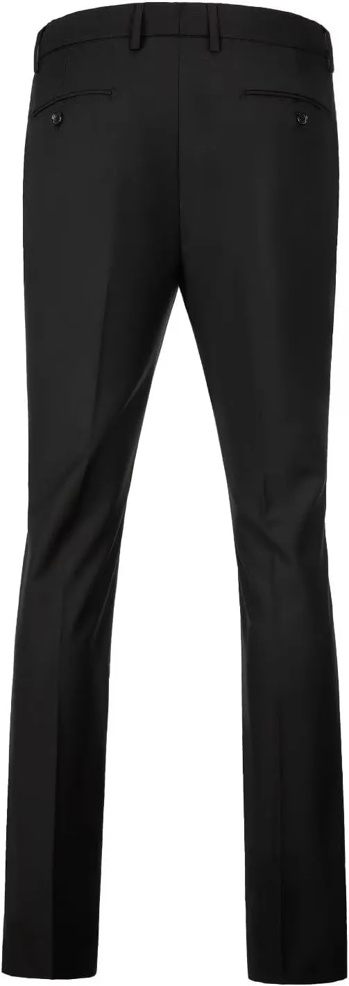 Men's Slim Fit Dress Pants Stretch Casual Pants Mens Work Slacks